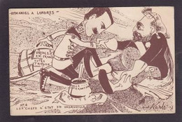 CPA Angleterre Royaume Uni Satirique Caricature Edward VII Edouard Non Circulé Italie - Other & Unclassified