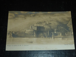 Delcampe - TOURNON - LE CHATEAU DE TOURNON EN 1789 D'APRES UN TABLEAU DE M.E CHIROUZE - 07 ARDECHE (CP) - Tournon