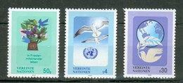 ONU VIENNE MNH ** 187-189 Oiseau Arbre Mouette Globe Colombe De La Paix Oiseaux Bird - Ungebraucht