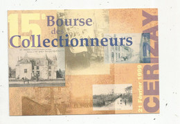 Cp, Bourses & Salons De Collections, CERIZAY , Deux Sèvres , 15 E Bourse Des Collectionneurs ,1999 ,n° 268/550 EX. - Collector Fairs & Bourses