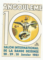 Cp, Bourses & Salons De Collections, 10 E Salon Internationale De La Bande Déssinée , 1983 , Illustrateur P. Gillon - Bourses & Salons De Collections