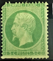 FRANCE 1862 - MLH - YT 20 - 5c - Small Damage On Upper Left Corner! - 1862 Napoléon III