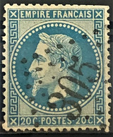 FRANCE 1867 - Canceled - YT 29A - 20c - 1863-1870 Napoléon III Con Laureles