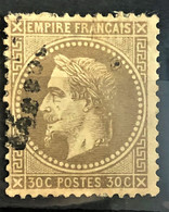 FRANCE 1867 - Canceled - YT 30 - 30c - 1863-1870 Napoléon III Lauré