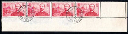 France 1937. N° 353 X 4, Oblitérés. Buste De Pierre Loti Et Constantinople. Cachet à Date Thoiry, 8/06/1942 - Used Stamps