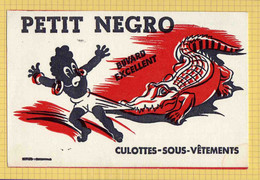 BUVARD & Blotting Paper  :  Culottes Sous Vetements Petit Negro  Crocodile  Rouge - Textile & Vestimentaire