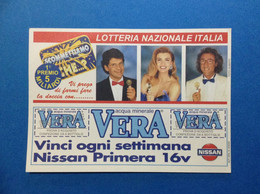 CARTOLINA NUOVA LOTTERIA NAZIONALE ITALIA ANNO 1995 SCOMMETTIAMO CHE LOTTERY LOTERIE POST CARD LOTTERIE - Loterijbiljetten