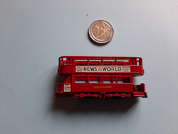 Matchbox Lesney  London Transport  Publicité Sunday Paper News Of Word  Bus Anglais Londres - Lesney