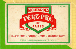 BUVARD & Blotting Paper  : Moutardes VERT PRE  De Paris - Senape