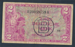 BRD Rosenbg: 235a Mit B-Stempel, Kenn-Bst: A, Serie: A Gebraucht (III) 1948 2 Deutsche Mark (9469559 - 2 Deutsche Mark