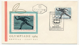 AUTRICHE - 7 Env. FDC - OLYMPIADE 1964 - Innsbrück - 11/11/1963 - FDC