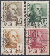 ESPAÑA 1948-1954 Nº 1020/23 USADO (REF. 01) - Used Stamps