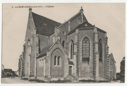 La Montagne (Loire-Atlantique - 44) - L'Eglise. Carte Postale En Noir Et Blanc. Editions F. Chapeau, Nantes - La Montagne