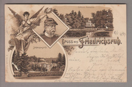 AK DE Schl.Hol. Friedrichsruh (Aumühle?) 1899-06-06 Litho H.Noback - Friedrichsruh