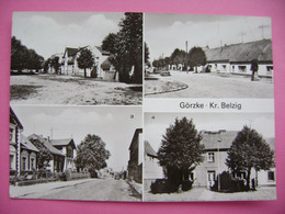 Germany: DDR - Görzke - Kr. Belzig - Breite Straße, Chausseestraße, Rat Der Gemeinde - 1980s Used - Belzig