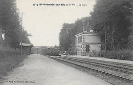 35)   SAINT  GERMAIN Sur ILLE  - La Gare - Saint-Germain-sur-Ille