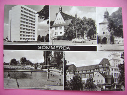 Sömmerda - Hochhaus Des VEB Büromaschinenwerk Soemtron, Rathaus, Erfurter Tor, Volksbad, Kulturhaus "1. Mai" - 1974 Used - Sömmerda