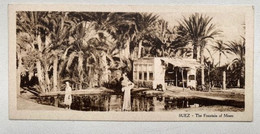 Delcampe - Egypt 21 Suez The Fountain Of Moses Hut - Suez