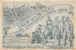 69-LYON-UNION DES MUTILES ET ANCIENS COMBATTANTS DE LA GRANDE GUERRE- 23 PLACE DE LA COMEDIE - Other & Unclassified