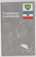 YUGOSLAVIA BP TOURING SERVICE  JUGOSLAVIJA  MAP - Europe