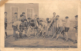 69-OULLINS- ECOLE SAINT-THOMAS-D'AGUIN, UNE PARTIE DE HOCKEY - Oullins