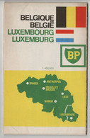 BELGIE -LUXEMBURG  BP TOURING SERVICE BELGIQUE - LUXEMBOURG  MAP - Europe