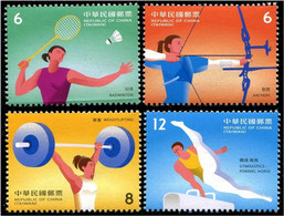 TAIWAN 2020 - Sports Divers - 4 Val Neuf // Mnh - Unused Stamps