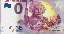 Albert Einstein. 0 Euro Ulm - Fictifs & Spécimens