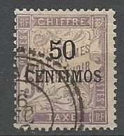 MAROC Taxe N° 4 OBL - Postage Due