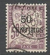 MAROC Taxe N° 4 OBL - Segnatasse