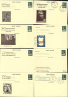 9 CP Entier Marianne Becquet 60c Vert Repiquages Illustrés Exposition Philatélique Lucé Riorges Postier St Leu Cheminot - Cartes Postales Repiquages (avant 1995)