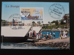Carte Maximum Card Barge Ferry Mayotte 1998 - Brieven En Documenten