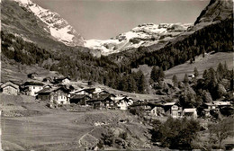 Leukerbad - Dorfpartie Mit Gizifurgge Und Ferden-Rothorn (10022) - Phot. Gyger - Ferden