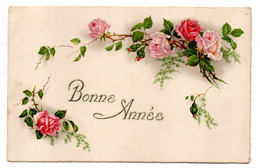 Nouvel An -- Bonne Année  --   1931 --  Fleurs  Roses........ à Saisir - Nieuwjaar