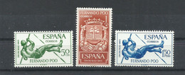 FERNANDO  POO  EDIFIL   245/47  MNH  ** - Fernando Po