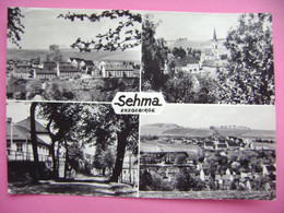 Germany DDR: SEHMA Erzgebirge - Gesamtansicht, Straße Zur Kirche - Posted 1972 - Sehmatal