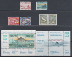 1987 ** GREENLAND (Sans Charn,MNH, Postfris)    Yv. BF 1,2 160/65    Mi. Block 1,2 172/77 - Années Complètes