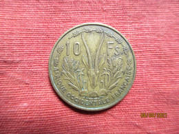 West Africa: 10 Franc CFA 1956 - Französisch-Westafrika