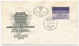 AUTRICHE - F.D.C. Ersttag WIEN 59 -  1965 (Austria) . Technische Hochshule Wien - FDC