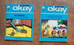 2 Okay - Les Krostons - Kaline Et Calebasse 1972 - Dupuis - BE - Lotti E Stock Libri