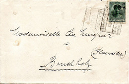 LUXEMBOURG. N°126 De 1921-2 Sur Enveloppe Ayant Circulé. Grande-Duchesse Charlotte. - Cartas & Documentos