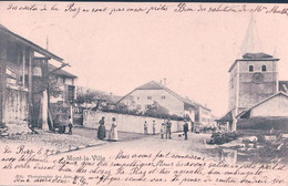 Mont La Ville VD, Rue Animée (24.7.1902) - Mont-la-Ville