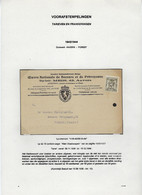 Postkaart Verzonden Van ANTWERPEN Naar FOREST / VORST Met TYPO Nr. 504  1 - VII - 43 / 30 - VI - 44  ! LOT 129/3 - Typo Precancels 1936-51 (Small Seal Of The State)