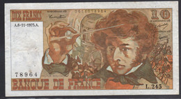 FRANCIA  1972-78  10 Fr  SPL - 10 F 1972-1978 ''Berlioz''