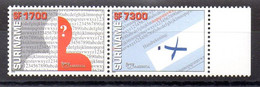 Serie De Surinam Nº Yvert 1639/40 ** UPAEP - Surinam