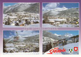 Mein Ziel Savognin - Cable Car - Multiview - 1998 - Switzerland - Used - Savognin