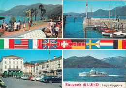 Souvenir Di Luino - Lago Maggiore - Car - Boat - Multiview - 1980 - Italy - Italia - Used - Luino