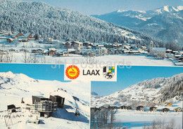 Laax Gegen Salums - Crap Sogn Gion - Gegen Falera - Multiview - 1983 - Switzerland - Used - Falera