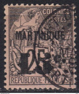Martinique N° 17 - Usati