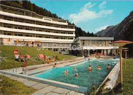 Bad Vals  1252 M - Thermal Schwimmbad Und Kurhotel Therme - Hotel - Pool - 1976 - Switzerland - Used - Vals